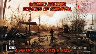 Metro exodus BRUTAL Survival in the Volga  A retro VHS edit gaming survival [upl. by Esineg233]