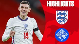 England 40 Iceland  Foden Scores Two amp Rices First Goal  UEFA Nations League  Highlights [upl. by Gleich296]