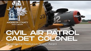 Prestigious Civil Air Patrol Award [upl. by Ahtis165]