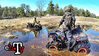 Polaris Sportsman Highlifter 1000XP VS Can Am Renegade Xmr1000r [upl. by Marnie]