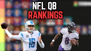 NFL QB RANKINGS [upl. by Phina457]