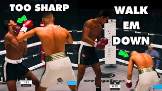 Losing with Sugar Ray Robinson Then WALKING DOWN Roy Jones Undisputed Boxing Game [upl. by Hpotsirhc534]