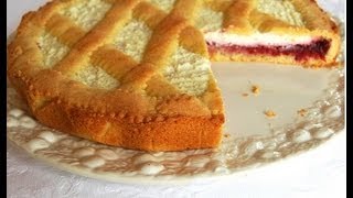 Ricetta Crostata di ricotta e marmellataRICETTA FACILE e BUONISSIMA [upl. by Ehcor]