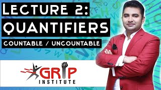 Lecture 2 ✦Quantifiers✦ Countable  Uncountable  Grip Institute MDCAT Preparation [upl. by Ailic]