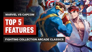 Top 5 Features of Marvel vs Capcom Fighting Collection Arcade Classics [upl. by Salis]