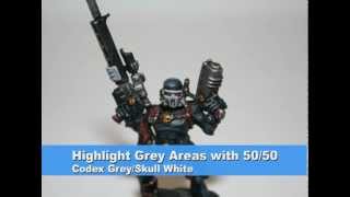 Warhammer 40k Painting Tutorial  How to Paint a Vindicare Assassin [upl. by Currey]