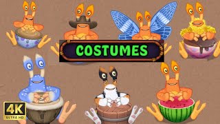 MSM Congle All Costumes amp Colossingum Moves 🧡 My Singing Monsters 4K [upl. by Vasiliu]