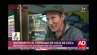 Incrementa el consumo de hoja de coca [upl. by Asilrahc]