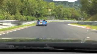 Corvette vs MX5 Turbo  Nurburgring 8m05s BTG laptime [upl. by Sukcirdor]