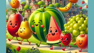 Frutas para niños  Canción de las frutas  Aprende las frutas [upl. by Aronel264]