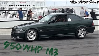 950whp M3 Roll Racing Smack Down [upl. by Tonie]