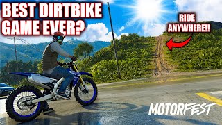 THIS NEW DIRTBIKE GAME LETS YOU FREERIDE ANYWHERE The Crew Motorfest [upl. by Layney373]