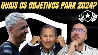 QUAIS OS OBJETIVOS DO BOTAFOGO PARA TEMPORADA DE 2024 TÍTULO É OBRIGAÇÃO PARA O ANO QUE VEM [upl. by Thisbee]