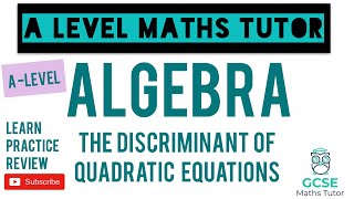 The Discriminant  Algebra  GCSE Further Maths  ALevel Maths Series [upl. by Asquith]