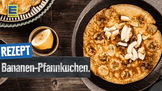 BananenPfannkuchen  Leckeres Pfannkuchen Rezept [upl. by Medin482]