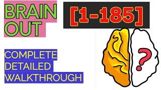 Brain out level 1 185 all level solutions [upl. by Rebmyk30]