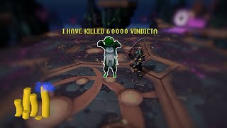 Loot from 60000 Vindicta  Runescape 3 [upl. by Lehet549]