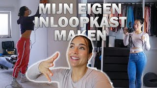 SLAAPKAMER MAKEOVER  INLOOPKAST MAKEN  IKEA pax kasten [upl. by Mckeon]