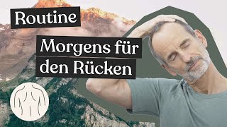 Rückenschmerzen ➡️ Die 10 Minuten Rücken Übungen Routine für jeden Morgen  Schmerzen unterer Rücken [upl. by Hintze168]