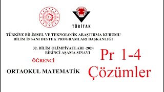 2024 Tübitak Ortaokul Matematik Olimpiyatı Pr 14 Çözümleri [upl. by Chad544]