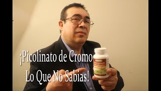 ¡Picolinato de Cromo Lo Que No Sabias  Con Chef y Dr Naturopata [upl. by Itsym]