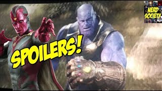 Avengers INFINITY WAR MAJOR SPOILERS Vision’s Death Explained [upl. by Rakia17]