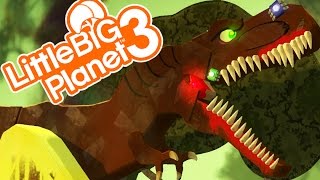 TREX SURVIVAL  Little Big Planet 3 Multiplayer 71 [upl. by Ky907]