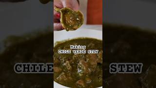 Delicious CHILE PORK VERDE STEW shorts recipe [upl. by Neelahtak]