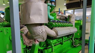 JMS62010K Maintenance30 MW Gas Engine [upl. by Raffo367]