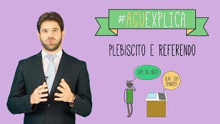 AGU Explica  Plebiscito e Referendo [upl. by Aiuoqes]