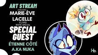 2D3D Animation Art Stream with MarieÈve Lacelle and Étienne Côté I Soustitres français [upl. by Johns]