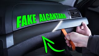 Popular Interior Mod How to Wrap Car Trims with Alcantara Vinyl [upl. by Adnihc]