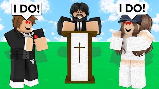 I MARRIED My ROBLOX GIRLFRIEND LIVE 🔴 [upl. by Czarra931]