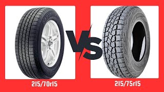 Tire Size 21575r15 vs 21570r15 [upl. by Warfield]