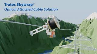 Tratos SkyWrap  Fibre Optical Attached Cable solution for remote and challenging terrains [upl. by Baxie665]