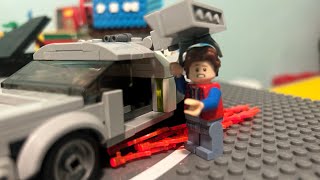 Lego Delorean stopmotion [upl. by Notlad]