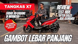 MOTOR LISTRIK TANGKAS X7 GAMBOT LEBAR PANJANG [upl. by Eibrab]