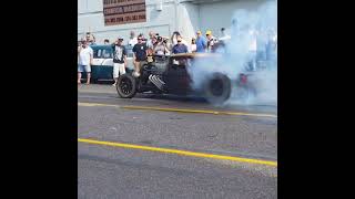 Ratrod Destroying tires in a Burnout at Shapiro Steelfest 🔥 [upl. by Jehiah710]