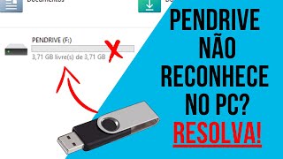 Pendrive não aparece ou não reconhece como corrigir [upl. by Rhyne123]