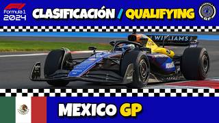 CLASIFICACIÓN  GP MEXICO 🇲🇽  Formula 1 2024 MexicoGP F1 F1Qualifying [upl. by Metah]