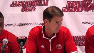 2015 Jacksonville State Football Press Conference UTC Week 83115 [upl. by Levine148]