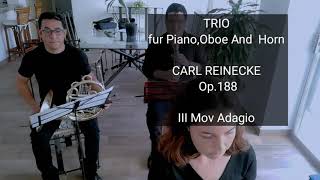 TRIO fur Piano Oboe And Horn CARL REINECKE Op 188 lll Mov Adagio [upl. by Maggie]