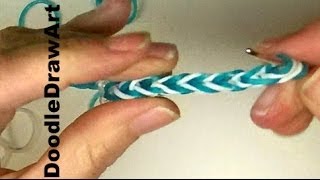 Craft How to make a fishtail elastic bracelet using a crochet hook HD [upl. by Goff444]