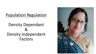 Population Regulation in Ecology  Density Dependant and density independent factors ecology [upl. by Borlow]