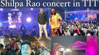 Shilpa Rao concert in TIT college bhopal ShilpaRaoLive shilparao concert shorts titcollege [upl. by Fenwick]