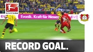 The Fastest Goal in Bundesliga History  Bellarabi Scores after 9 Seconds [upl. by Jessika]