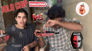 Eating jolo chip challenge with my sis anjithasworld foodchallange funny youtube [upl. by Retloc150]