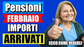 PENSIONI FEBBRAIO 2024 👉 ARRIVATI NUOVI IMPORTI NEL DETTAGLIO INPS❗️ECCO 5 MODI PER VEDERLI 💻 [upl. by Yraunaj154]