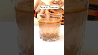 Cinnamon water experiment youtubeshorts craftchutney2 kidsactivities school experiment kids [upl. by Holey517]