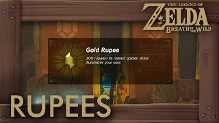 Zelda Breath of the Wild  How to Get Rupees Fast [upl. by Sandell634]